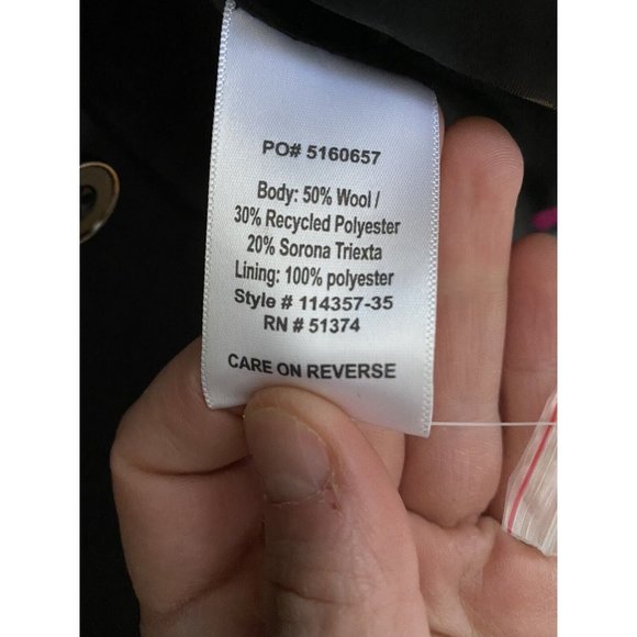 Jay Godfrey Womens Tuxedo Blazer Dress Coat Size 44 RG - Picture 5 of 10